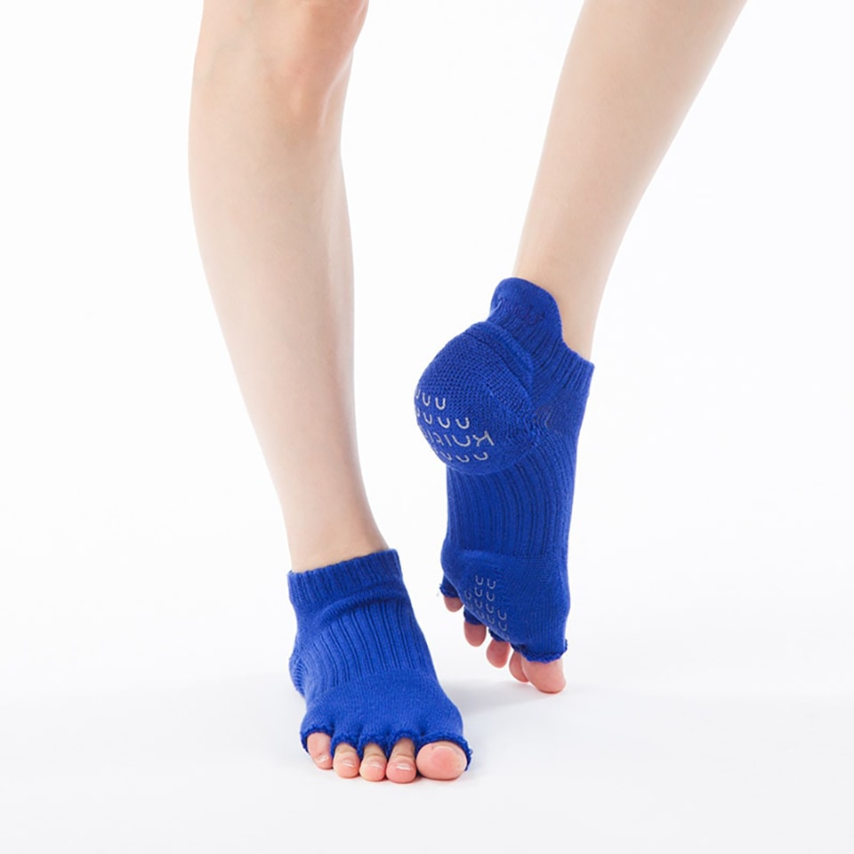 knitido ビューティー・エアークッション アンクル 指なし 5本指ソックス 23-25cm