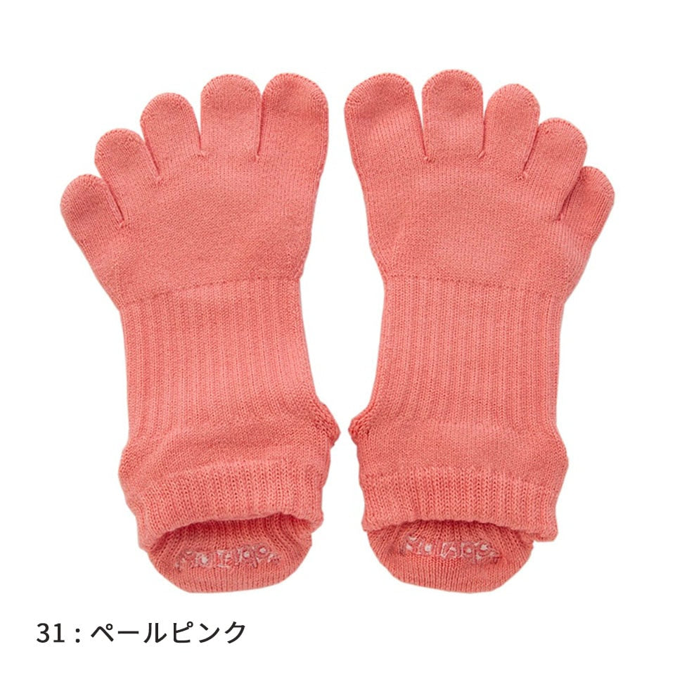 knitido ビューティー・エアークッション アンクル 5本指ソックス 23-25cm