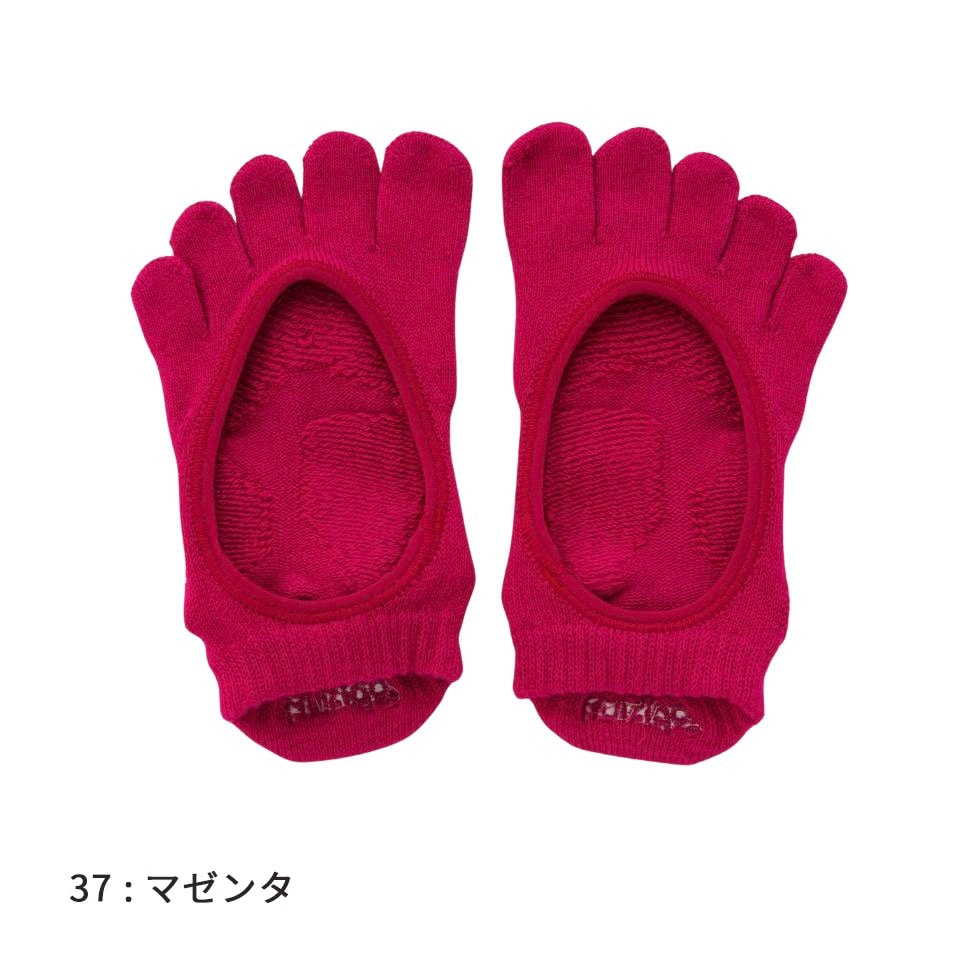 knitido ベーシック・エアークッション カバー 5本指ソックス 23-25cm