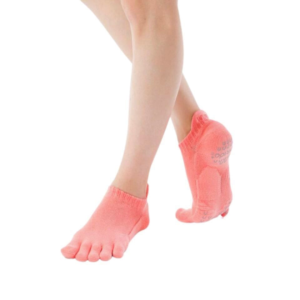 knitido ベーシック・エアークッション アンクル 5本指ソックス 25-27cm