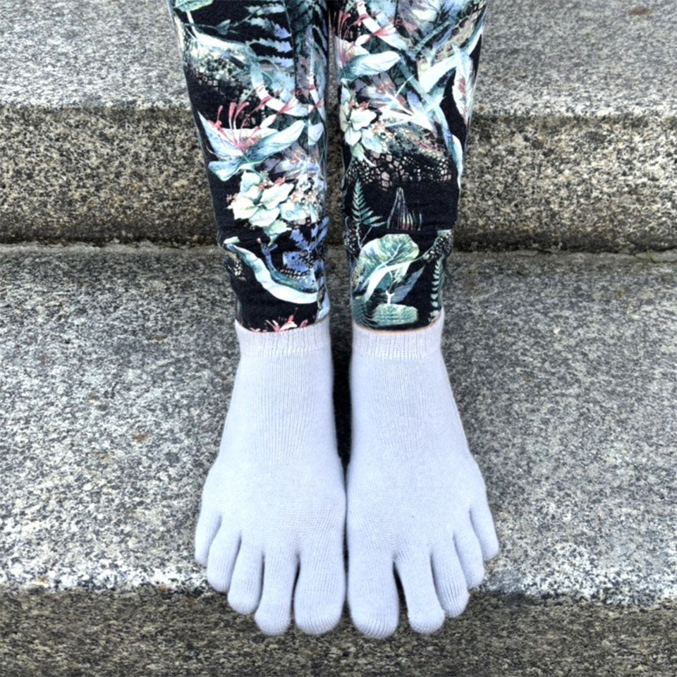 ベーシック・エアークッション アンクル 5本指ソックス