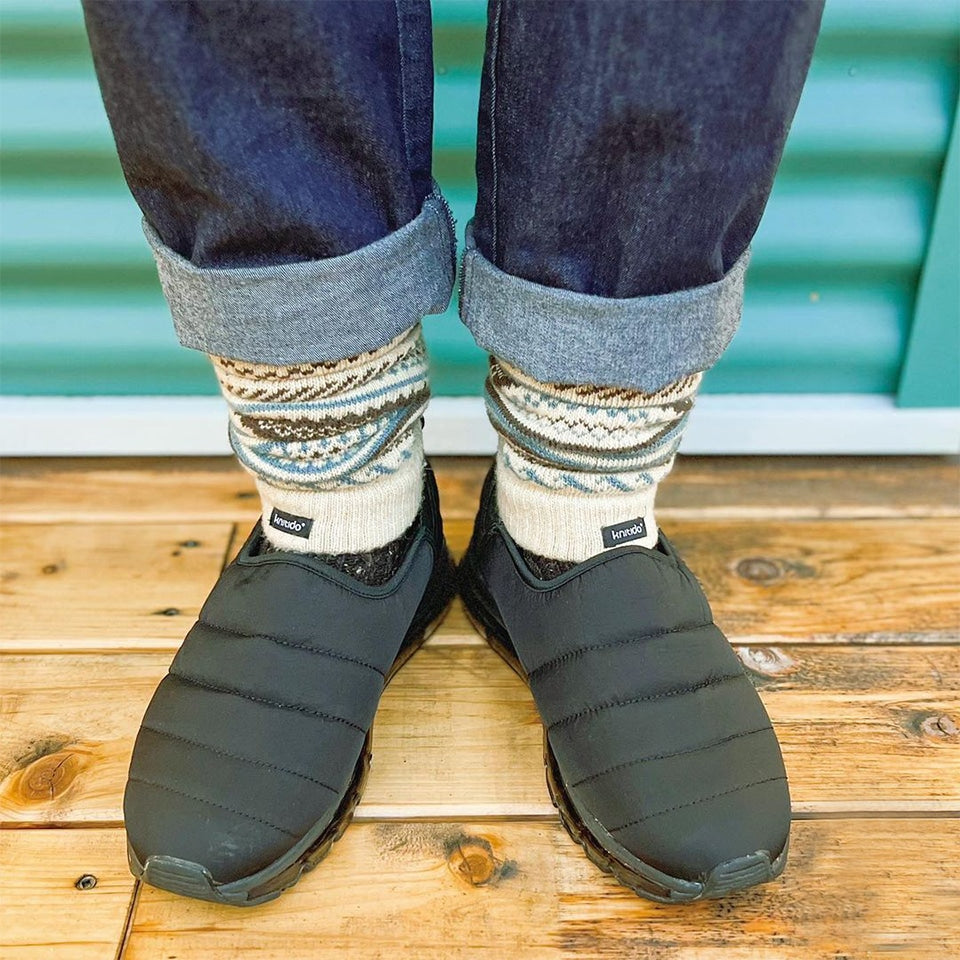 FAIR ISLE ミドルレッグウォーマー