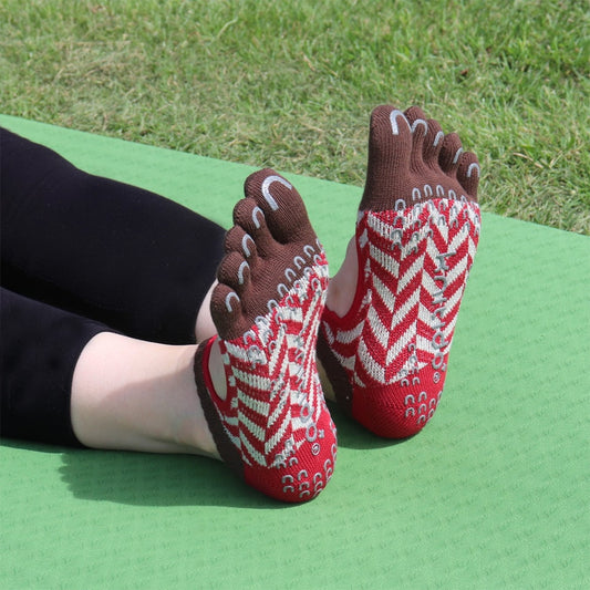 コアグリップ ヘリンボーン カバー 5本指ソックス