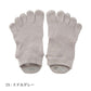 knitido ベーシック・エアークッション アンクル 5本指ソックス 27-29cm