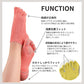 knitido ビューティー・エアークッション アンクル 5本指ソックス 25-27cm