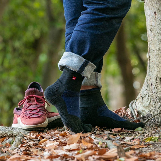EU ハイキング ロークルー 5本指ソックス