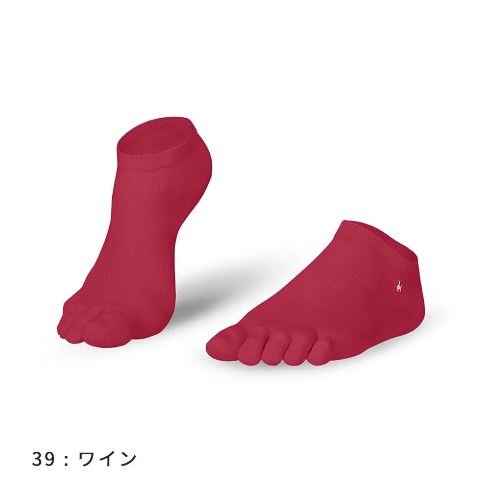 knitido EU 薄手 クールマックス アンクル 5本指ソックス 27-29cm【数量限定】